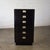 Mid to Late 20th Century Modern Campaign Henredon Black Narrow Chest of Drawers or Lingerie Cabinet For Sale - Image 17 of 18