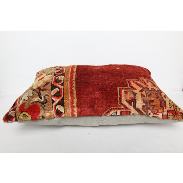 Vintage Rug Pillow Cushion Cover -16'' X 24'' For Sale - Image 9 of 10