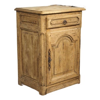 Bleached French Oak Confiturier Cabinet, Early 1900s For Sale