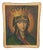 Madonna Icon, Tempera Painting on Masonite, 1940s, Framed For Sale