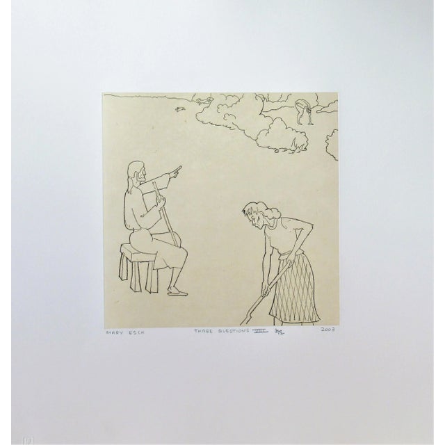 Printmaking Materials Mary Esch, Three Questions #VIII, 2003 For Sale - Image 7 of 7