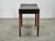 1960s Mid-Century Danish Modern Wood and Black Leather Stool, 1960s For Sale - Image 5 of 12