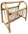 Mid-Century Rattan Magazine Rack, 1970s For Sale