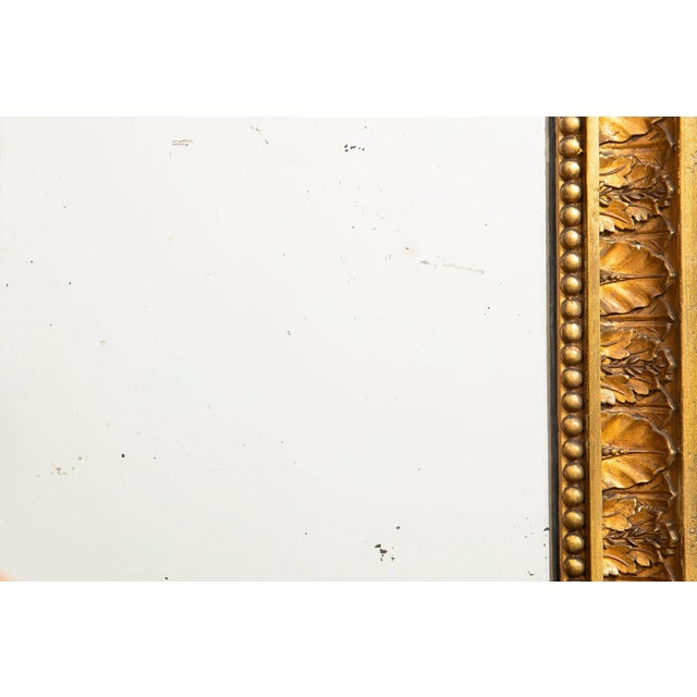 Pair of English Regency Antique Classical Painted Panel Pier Mirrors Ca. 1810 For Sale - Image 10 of 18
