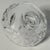 Glass Vintage Cut Crystal Ring Holder Dish – Floral Etched Glass Jewelry Stand For Sale - Image 7 of 9