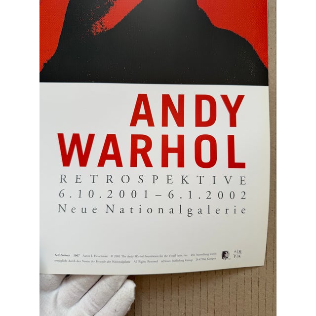 Red Andy Warhol (1928-1987), Self-Potrait, 1967, Copyright 2001 the Andy Warhol Foundation for the Visual Arts, Inc, Printed in Germany For Sale - Image 8 of 13