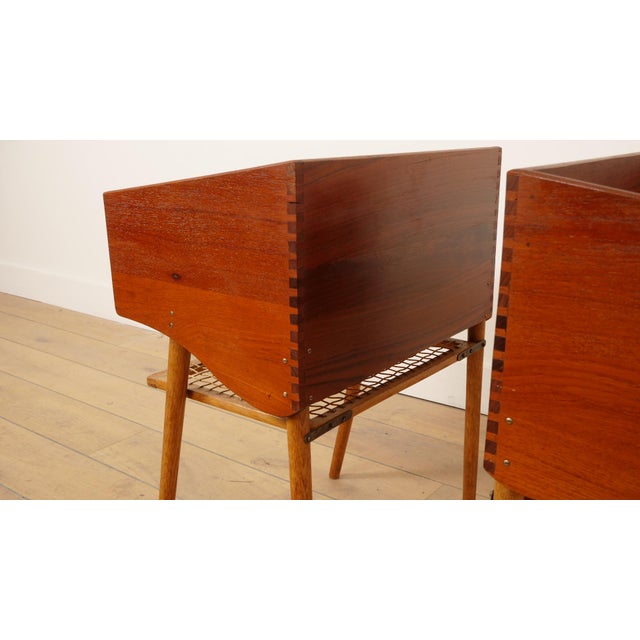 Danish Bedside Tables in Teak, Set of 2 For Sale - Image 14 of 16