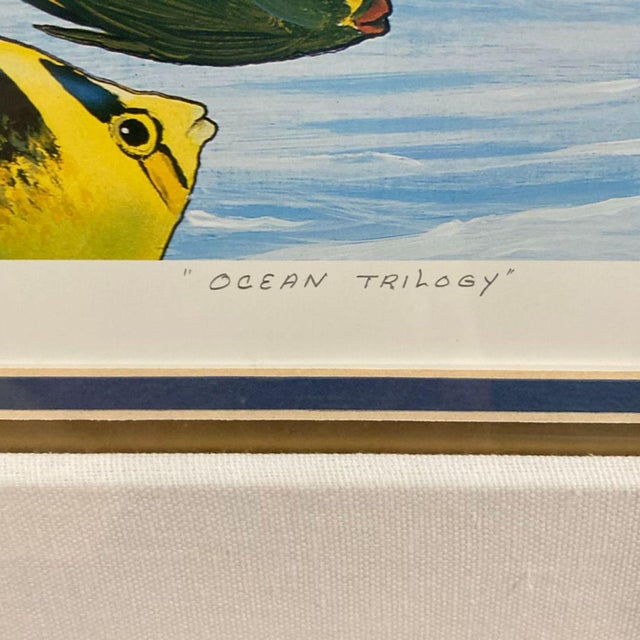 "Ocean Trilogy" Triptych Lithograph by Robert Wyland For Sale In Phoenix - Image 6 of 9