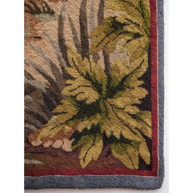Textile Tapestry with Motif of Birds by a Pond For Sale - Image 7 of 9