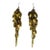 Etruscan Revival Brass Shoulder Duster Earrings - 2 Pieces For Sale