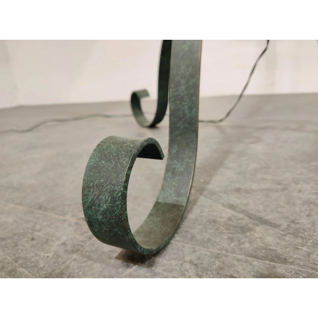 Metal Vintage Wrought Iron Floor Lamp, 1960s For Sale - Image 7 of 10