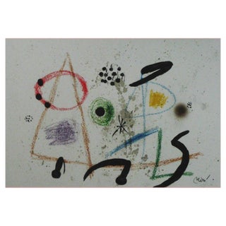 Joan Miró, Maravillas Con Variations Acrosticas 3, 1975, Lithograph For Sale
