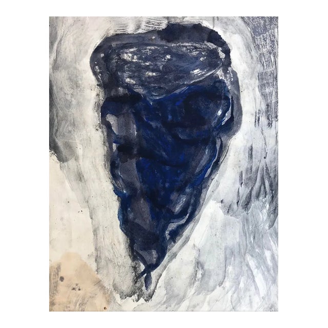 1985 William Douglas McGee Purple Heart Oil on Paper For Sale