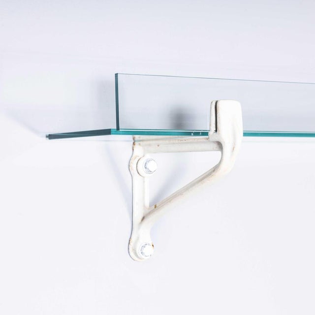 19th Century French Original Cast Iron Butchers Shelf – with Upstand. Stunning original shelf from a French butcher –...