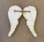 Reclaimed Early 21st Century Metal Angel Wings Three Dimensional Wall Sculpture For Sale - Image 4 of 5