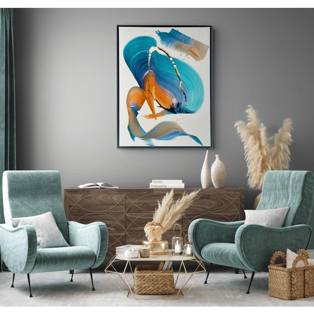 Size without the frame: 116 x 89 cm (45.7 x 35 in) Size including the frame: 118 x 91 cm (46.5 x 35.8 in) Barcelona based...