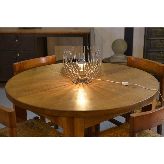 Chrome Metal Lamp, 1970s For Sale - Image 3 of 5