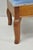 Victorian Antique Victorian Walnut Cabriole Leg Blue Tufted Footstool Ottoman Stool For Sale - Image 3 of 15