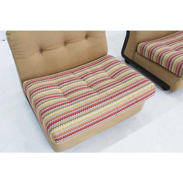Vintage Amanta Lounge Chairs by Mario Bellini for C&B Italia, 1960s, Set of 2 For Sale - Image 10 of 12