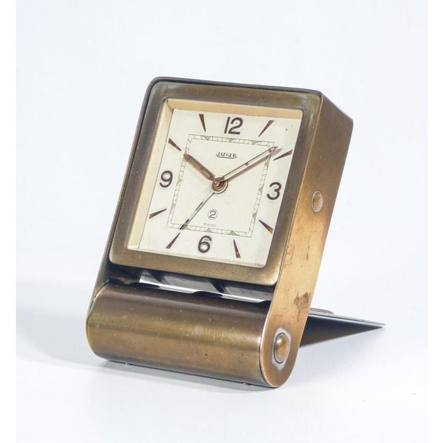 Art Deco Travel Alarm Clock from Jaeger For Sale - Image 15 of 18