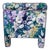 Textile Pair of Vintage Impressionist Floral Upholstered Parsons Style Bench Ottomans For Sale - Image 7 of 13