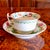 Victorian Antique English Porcelain Tea Cup and Saucer, Floral Decoration For Sale - Image 3 of 11