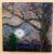 Burnt Umber "Blue Moon", Contemporary, Night Landscape, Oil Painting, Gallery Arts For Sale - Image 8 of 8