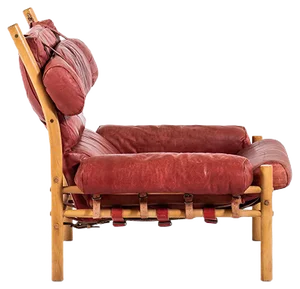 Model Inca Easy Chairs and Ottomans Set by Arne Norell, 1960s