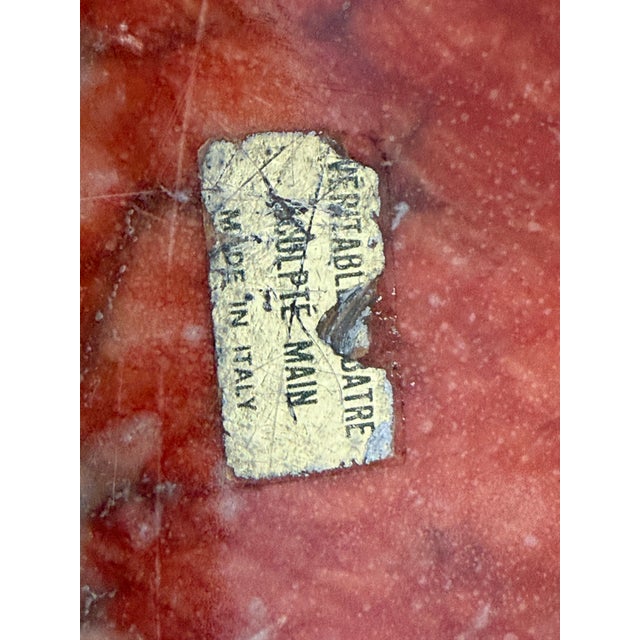 Brown 1960s Beautiful Brown Marble Stone and Brass Box, Handmade, Made in Italy For Sale - Image 8 of 9