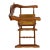 Mid-Century Modern Mid-Century Italian Walnut Savonarola Chair For Sale - Image 3 of 5