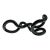 Extra Large Richard X. Zawitz Black Tangle Sculpture, Postmodern Design Object, Circa 1980s For Sale