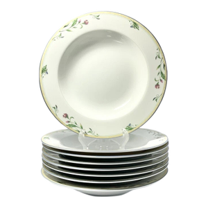 Mikasa “Floretta” Set of 8 Porcelain Soup Bowls