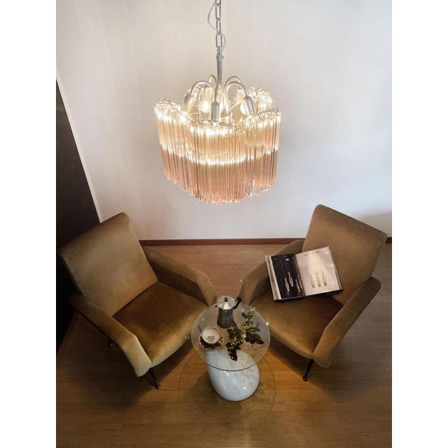 Murano Glass Chandeliers, 1990s, Set of 2 For Sale - Image 4 of 18