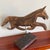 Wood Vintage Hand Carved Wooden Folk Art Horse on Base For Sale - Image 7 of 11