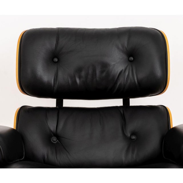 Wood Eames for Herman Miller Lounge Chair and Ottoman For Sale - Image 7 of 14
