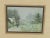 Impressionist Custom Framed Impressionist Art Print Winter Scene For Sale - Image 3 of 13