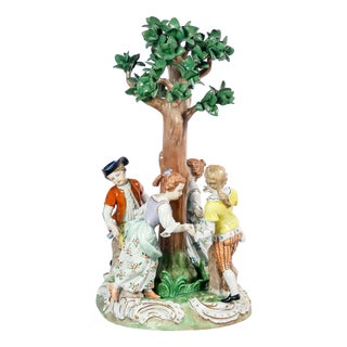 Porcelain Sculpture, Dresden, Germany, Early 1900s For Sale