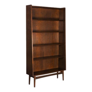 Danish Modern Ebonized Oak Bookcase by Johannes Sorth Circa 1965 For Sale