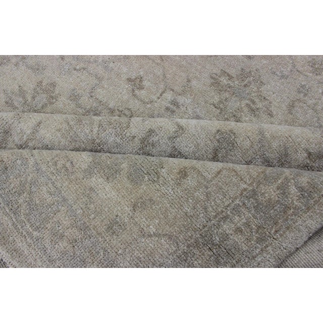 Large Transitional Rug With All-Over Design in Tan, Gray, Silver, Light Taupe For Sale - Image 11 of 13