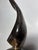 Commanding Tall Pair of Twisted Horn Candlesticks With Metal Bases and Holders For Sale - Image 11 of 12