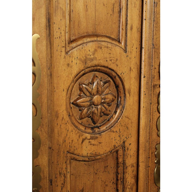 Brown Henredon French Country Style Monumental Bookcase Cabinet For Sale - Image 8 of 12