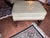 VTG Classic Leather Inc Mahogany Chippendale Wingback Chair Ottoman Beige Set For Sale - Image 15 of 15