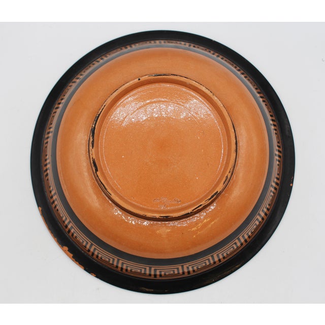C. 1800-1830 Naples Greco-Roman Revival Deep Terracotta Bowl For Sale - Image 4 of 7