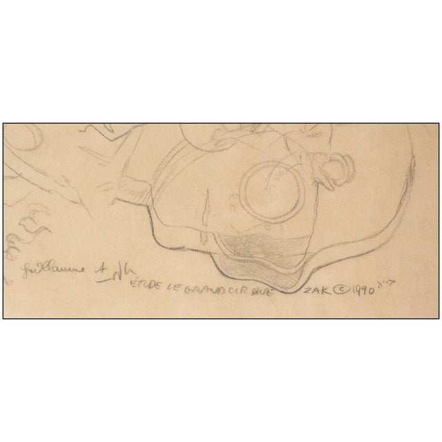 Figurative 1990s Etude Le Grand Cirque, Guillaume Azoulay For Sale - Image 3 of 4