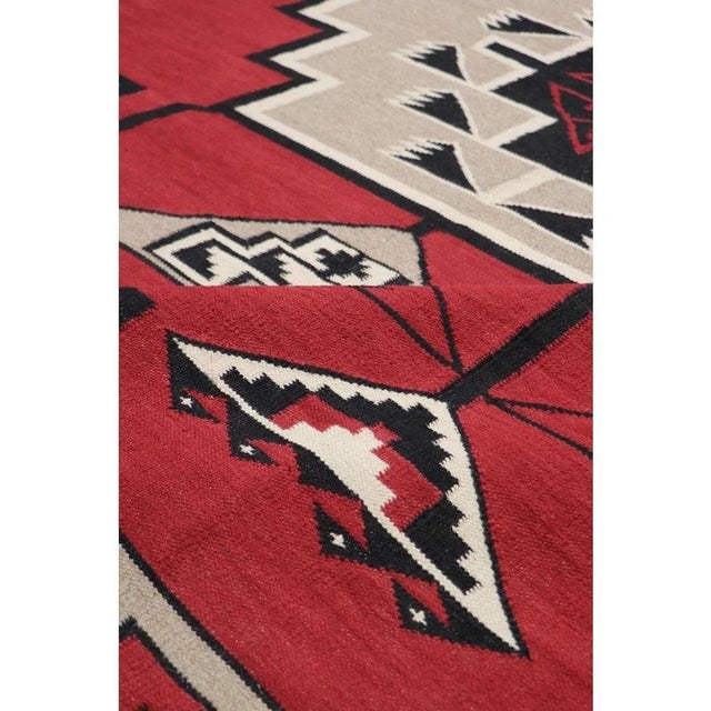 Traditional Tuscany Wool Red Area Rug, 8' 1'' X 9' 9'' For Sale - Image 3 of 4