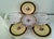 Vintage Matched Victorian Design Floral Porcelain Dinner Plates, Set of 6 For Sale - Image 11 of 11