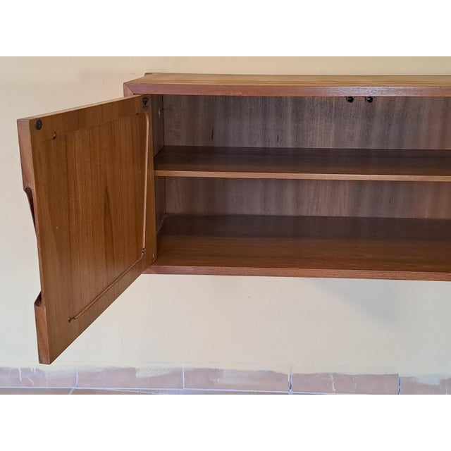 Wood Rival Wall-Mounted Teak Storage Unit, 1960s For Sale - Image 7 of 18