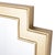 Wood Pasargad Home Ephrya Geometric Gold Wall Mirror, 31.5" For Sale - Image 7 of 8