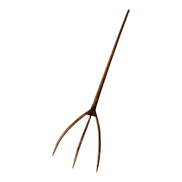 Antique Primitive Hay Fork For Sale