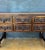 Wood Spanish Renaissance Revival Oak Six-Drawer Console with Carved Panels, 1930s For Sale - Image 7 of 9
